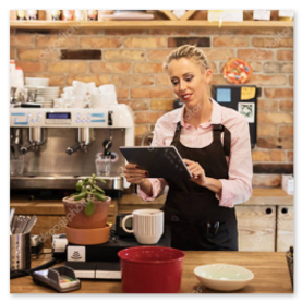 Tablet con applicazione gestionale per ristorazione