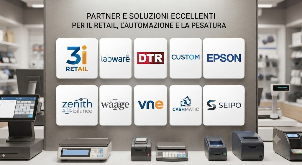 Attrezzature professionali di marca su un banco di lavoro